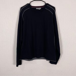 Smartwool Black 100% Merino Wool Crewneck Sweater‎